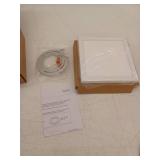 WAC Lighting Square 7  1-Light 3000K Energy Star Aluminum Flush Mount in White