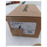 Kwikset Pismo Knob with Round Rose Privacy Door Knob in Iron Black