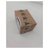 Liberty 3 W in. Heavy Duty Coat And Hat Hook - Flat Black - 10 Pack