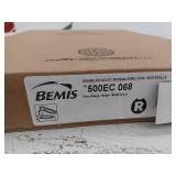 Bemis 500EC068 Round Closed Front Toilet Seat with Cover in Fawn Beige