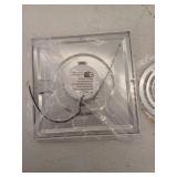 WAC Lighting Square 7  1-Light 3000K Energy Star Aluminum Flush Mount in White- 4pack