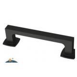 12-Pack 3-3/4 in. (96 mm) Classic Matte Black Cabinet Drawer Pulls