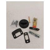 Kwikset One Sided Deadbolt, Matte Black