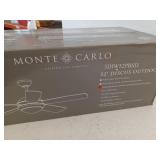 Monte Carlo 5Diw52d Discus Outdoor 52  5 Blade Indoor / Outdoor Ceiling Fan - Silver