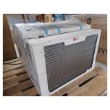 LG 18,000 BTU 208/230V Window Air Conditioner Cools 1,000 Sq. Ft. with Remote, Dehumidifier and in White