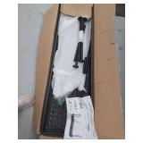 45-Bottle Ceiling Wine Glass Rack 35.8 in. x 13 in. Black Hanging Wine Glass Rack Wine Rack Cabinet for Bar
