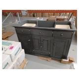 Cottage 48 in. W x 21.63 in. D x 34 in. H Bath Vanity Cabinet without Top in Harbor Blue