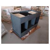 Cottage 48 in. W x 21.63 in. D x 34 in. H Bath Vanity Cabinet without Top in Harbor Blue