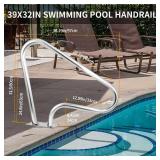 Pool Rail for inground Pools (39x32), 304SS Pool handrail