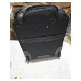 RUCYEN Carry-On Underseat Luggage with Wheels,18 inch Carry-on Luggage for Airlines,Underseat Lightweight Suitcase for Women,Softside Overnight Luggage for Business Travel