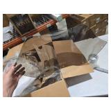 Kiawnia13\" Motorcycle Windshield Compatible for Dual Light Glide Windscreen, for Harley Road Glide1998 -2013, EFI FLTRI 1998 - 2006, Custom FLTRX 2010 - 2013 (light brown)
