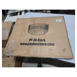 FDW 30 Inch Dog Pen 8 Panel Dog Playpen Indoor Outdoor Metal Puppy Pet Fence Portable Folding Animal Exercise Fence,Black