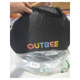 OUTREE Sensory Tent 47 * 47 * 47 in, Black Print, Sensory Room for Kids with Autism, Pop Up Play Tent