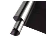 One Way Mirror Privacy Window Film, Heat Control and Anti - UV Adhesive Reflective Window Tint for Home and Office, 24Inch x 10Feet, Black Silver