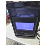 EUHOMY Nugget Ice Maker Countertop, 44Lbs/24H Pebble Ice Maker Machine, Self-Cleaning Pellet Ice Machine with Ice Scoop&Basket, Sonic Countertop Ice Machine for Home/Kitchen/Office(Black)