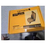 Covercraft Carhartt SeatSaver Front Row Custom Fit Seat Cover for Select Ford F-250 Super Duty/F-350 Super Duty Models - Duck Weave (Gravel)