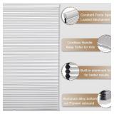 MYshade 1.5-Inch Cellular Cordless Blackout Shades,Thermal Insulating Noise Reducing Waterproof Blinds,Honeycomb Window Treatments for Indoor Light Control (White-49 W x 72\" H)