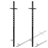 Gisafai 2 Pcs 46 Inches Yard Sign Stakes Heavy Duty Metal Stake Yard Sign Holder for Outdoor Lawn Bar Parking Garage Event