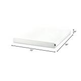 ZINUS 6 Inch Twin Green Tea Memory Foam Mattress [New Version], Fiberglass free, Medium Firm Feel, Zoned Pressure Relief, Certified Safe Foams & Fabric, Mattress in A Box