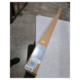 Ivilon Drapery Window Curtain Rod - End Cap Style Design 1 Inch Pole. 72 to 144 Inch Color Warm Gold