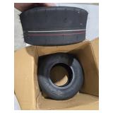 GICOOL (2 Pack) 11x4.00-5 Tubeless Zero Turn Mower Tires, Riding Lawnmower Smooth Tread, 4 Ply