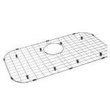 Serene Valley Sink Protector Grid 26-1/16\" x 14-1/16\", Rear Drain with Corner Radius 3-1/2\", 304 Stainless Steel Material NLW2614R