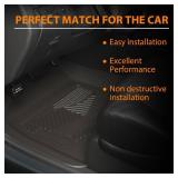G-PLUS Floor Mats for Toyota 4Runner 2013-2024 & Fit Lexus GX460 2014-2023(Only for 5 Seats),All Weather TPE Custom Fit Floor Liner 1st & 2nd Row Heavy Duty Car Mats