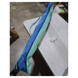 Grandekor 8FT Beach Umbrellas for Sand Heavy Duty Wind Portable Beach Umbrella with Table Travel Beach Umbrella with Carry BagSun Umbrella Beach, UV 50+,Enlarged Sand Anchor