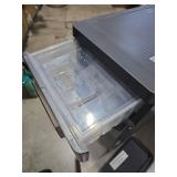 Frigidaire Gallery, 33 Lbs. Countertop Ice Maker, Nugget Shaped Ice, Stainless Steel Trim, Black