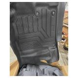 KUST Floor Mats Bed Mat Set for 2017-2024 Nissan Titan, 2016-2024 Titan XD Crew Cab, 5.6FT Truck Bed Liner All Weather TPE Rubber High Edge Heavy Duty