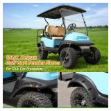 10L0L Front Rear Fender Flares for Club Car Precedent Golf Cart, with Stainless Steel Screws, Set of 4(Not Fit Modified Models)