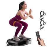 Vibration Plate Exercise Machine: TISSCARE Weight Loss and Lymphatic Drainage Vibrating Plates, Whole Body Workout Sculpting Platform for Home Fitness Fat Burner for Women Men