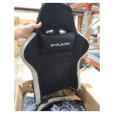 GTPLAYER Office Chair, Gaming Computer Desk Fabric Chair with Footrest, High Back Ergonomic Office Chair with Pocket Spring Lumbar Support and Linkage Armrests Adjustable Height Swivel for Home Task