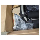 GTPLAYER Office Chair, Gaming Computer Desk Fabric Chair with Footrest, High Back Ergonomic Office Chair with Pocket Spring Lumbar Support and Linkage Armrests Adjustable Height Swivel for Home Task