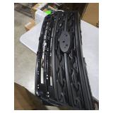 HECASA Grille Compatible with 2018-2019 Ford Explorer Base/Limited/Platinum/Sport/XLT Sport Utility 4-Door Front Bumper Upper Hood Grill Shell Painted Black