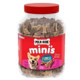 Milk-Bone Original Mini Dog Treats Biscuits with Beef, Chicken & Bacon Flavor Snacks - 36oz