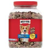 Milk-Bone Original Mini Dog Treats Biscuits with Beef, Chicken & Bacon Flavor Snacks - 36oz