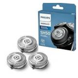 Philips Norelco SH50/52 Shaving Heads, Compatible with Philips Shavers Series 5000 and 6000, Powerful Performance, Self-Sharpening, 3 Pieces, Model SH50/52 Replaces Model HQ9/50, HQ56/50 and RQ11/50