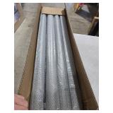 Shade Sail Poles, 12Ft Sun Shade Sail Poles with Spiral Drill Bit, Heavy Duty Shade Sail Post with D-Clamp for Garden Yard Backyard, 2 Pack