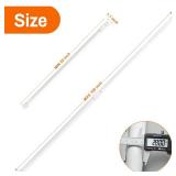Tension Rods Room Divider, Premium Adjustable Curtain Tension Rod, 53-100 Inch Large Curtain Rod, No Drilling Tension Pole for Kitchen, Bathroom, Cupboard, Wardrobe, Window, Bookshelf DIY Project 2PCS