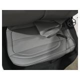 Coverado Seat Covers, Car Seat Covers Front Seats, Car Seat Cover, Car Seat Protector Waterproof, Car Seat Cushion Nappa Leather, Gray Seat Covers Carseat Cover Universal Fit for Most Cars