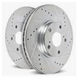 Power Stop Jbr1164xl & Jbr1164xr Drilled and Slotted Rotor Rear Right Left Side