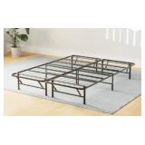 Raised Metal Platform Bed offers support, storage, King 2 Piece