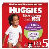 Huggies Little Movers HuggFit 360 Pull On Diapers - Size 5 - 128ct