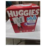Huggies Plus Diapers, Size 4, 174 Count