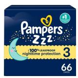 Pampers Swaddlers Overnight Diapers - Size 3 - 66ct