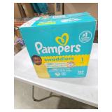 Pampers Swaddlers Sensitive Disposable Diapers - Size 1 - 164ct