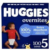 Huggies Overnites Nighttime Baby Diapers - Size 5 - 100ct