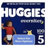 Huggies Overnites Nighttime Baby Diapers - Size 5 - 100ct