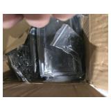 4.5 inch X 4.5 inch Heavy Duty Commercial Door Hinge, Black Hinges with Silent Steel Plain Bearing, 3 mm Thickness Stainless Steel, Square Corner with 144 Screws 18 (Pack)